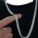 Kit Corrente + Pulseira Banhada a Prata