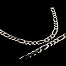 Kit Corrente + Pulseira Banhada a Prata